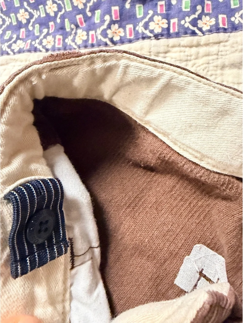 Vintage OshKosh B'gosh Brown Corduroy Pants Toddler Boys Size 5 Adjustable Waist